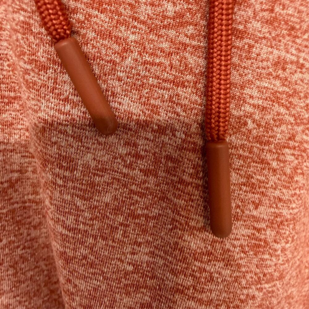 Athleta Uptempo Hoodie Sweatshirt Womens Large Cameo Orange Athleisure 382882 - Picture 8 of 13